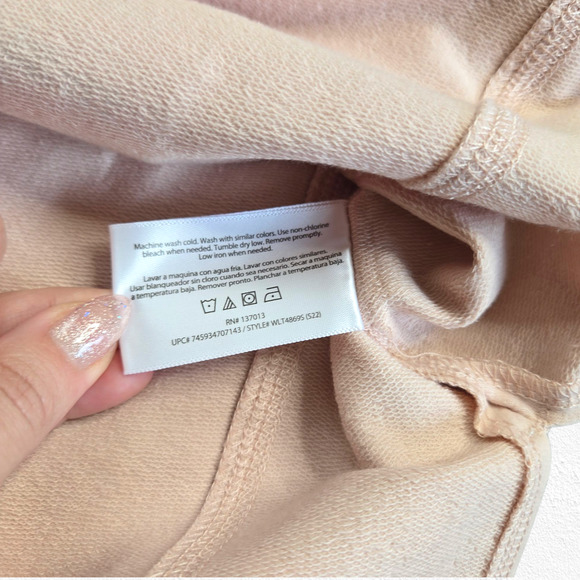 Wildfox Pink Peach But First, Cocktails Sweatshirt Crewneck Pullover Size Small - Picture 6 of 9